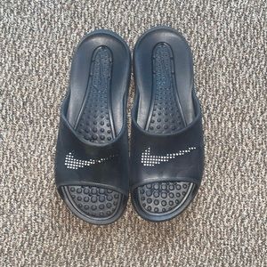 Nike black slides